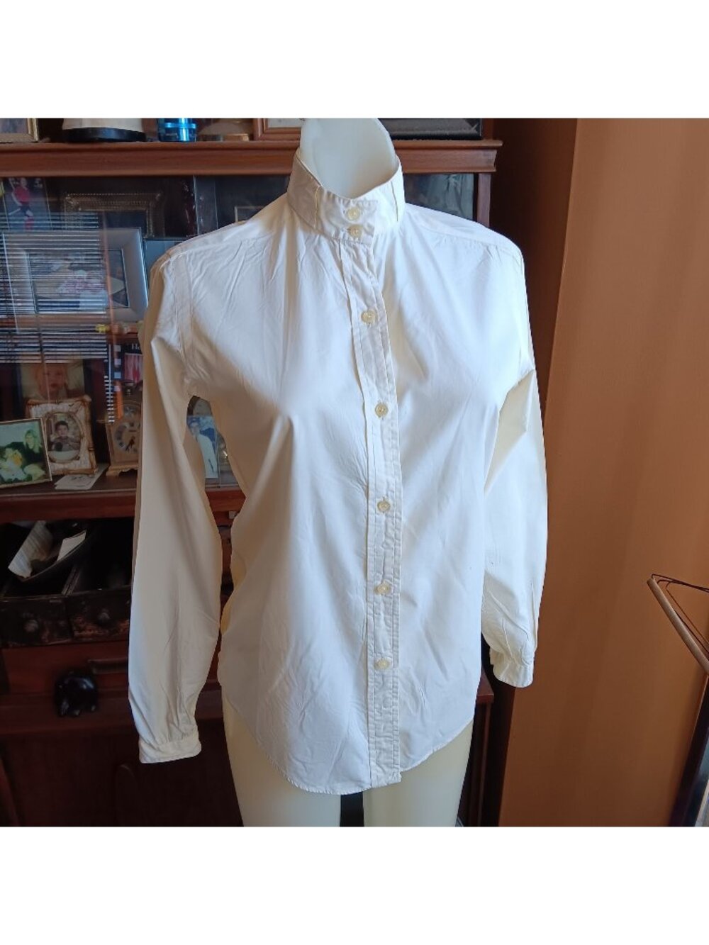 True Vintage Blouse 1950's sz 6 Nantucket Cotton Button-Up Sailing Yacht Club